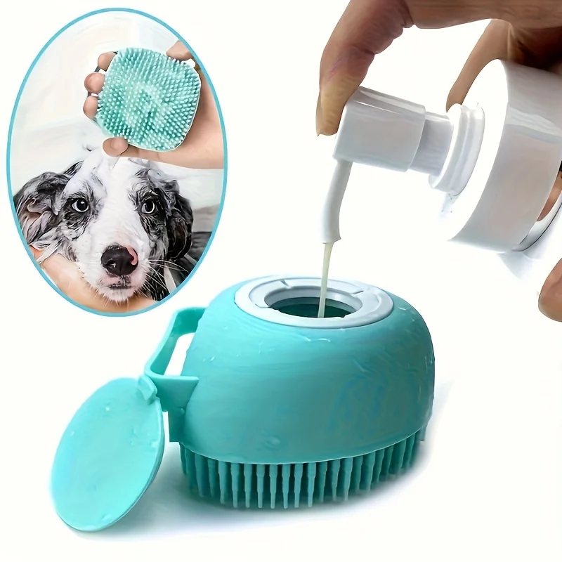Silicone Pet Massage Shower Brush