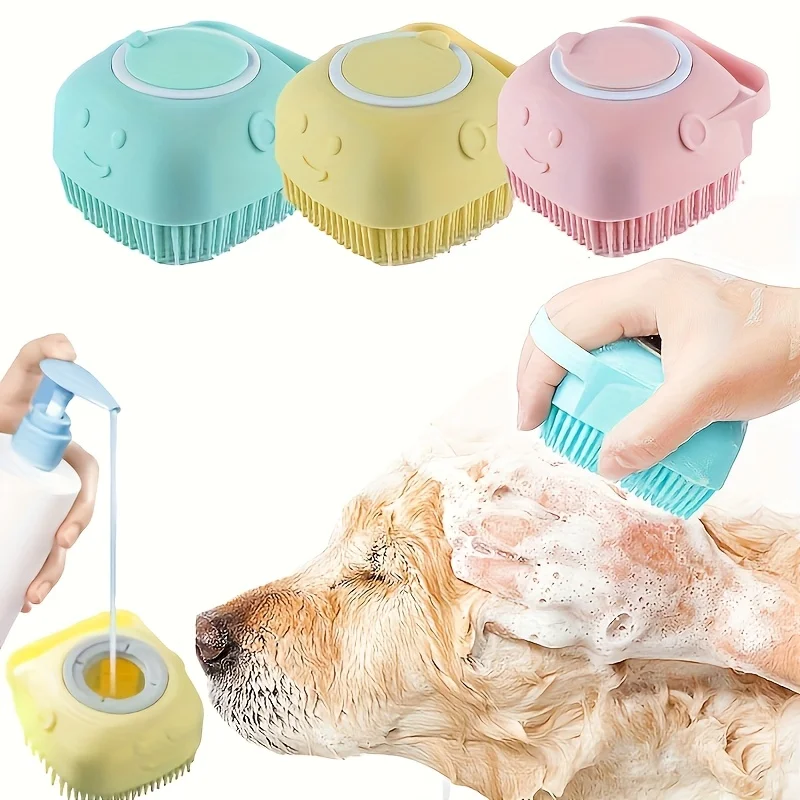Silicone Pet Massage Shower Brush