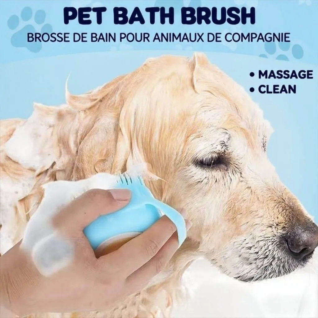Silicone Pet Massage Shower Brush
