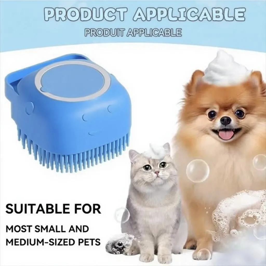 Silicone Pet Massage Shower Brush