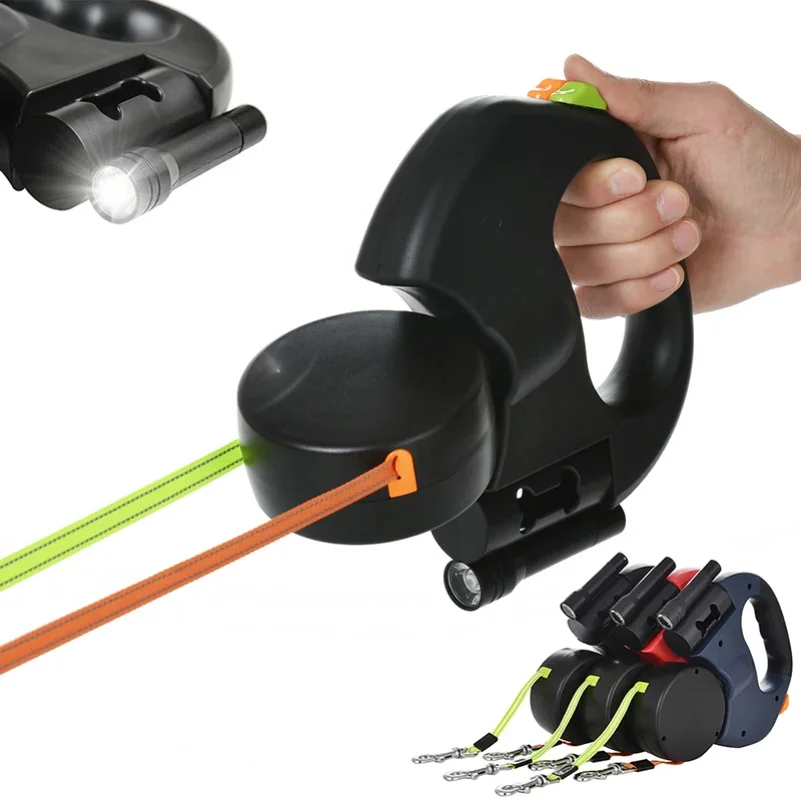 TwinGrip Retractable Leash